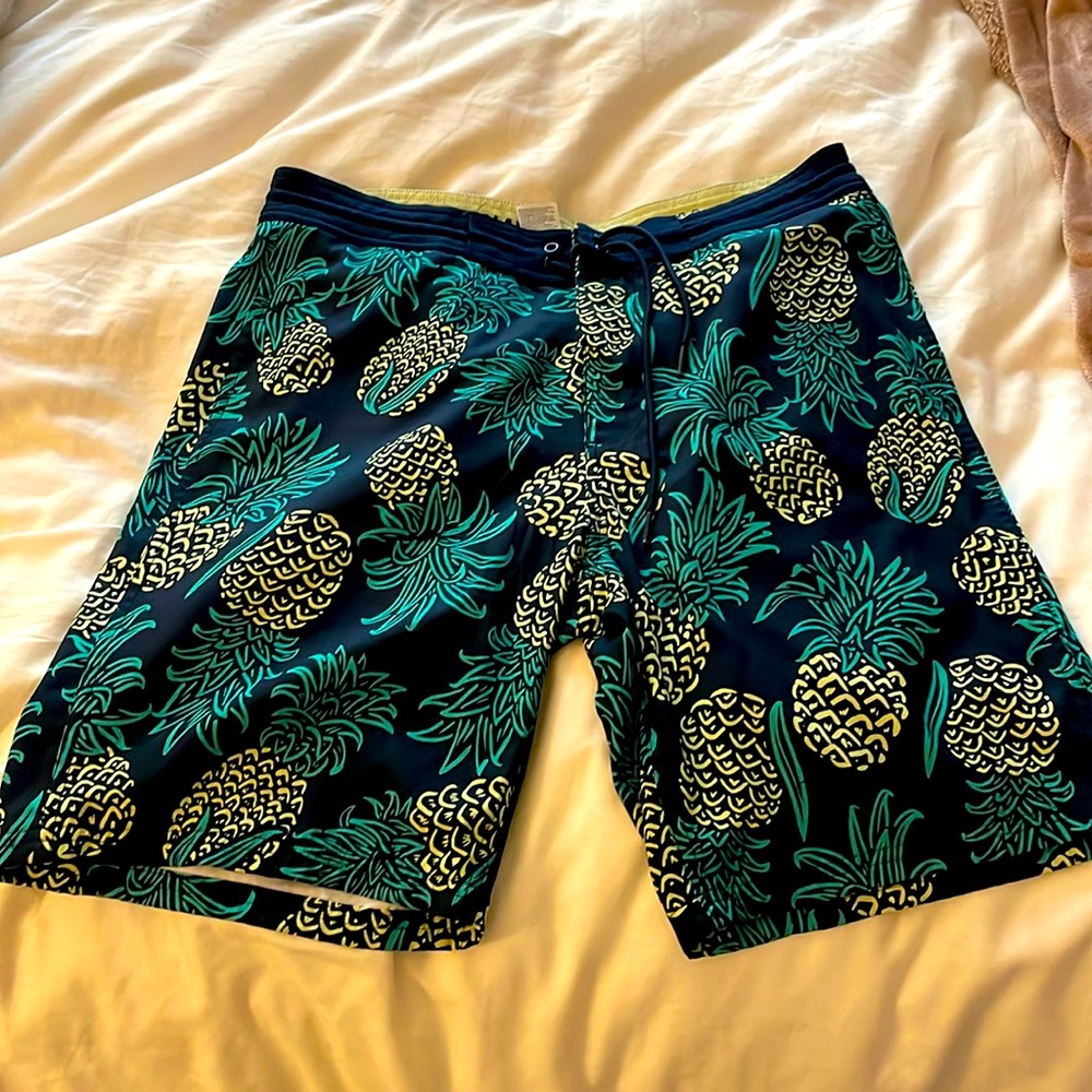 Old Navy Pineapple Swim Trunks